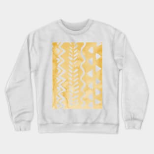 Loose boho chic pattern - orange Crewneck Sweatshirt